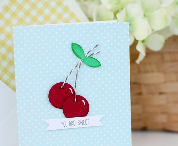 Easy Paper Punch Cherries | Damask Love