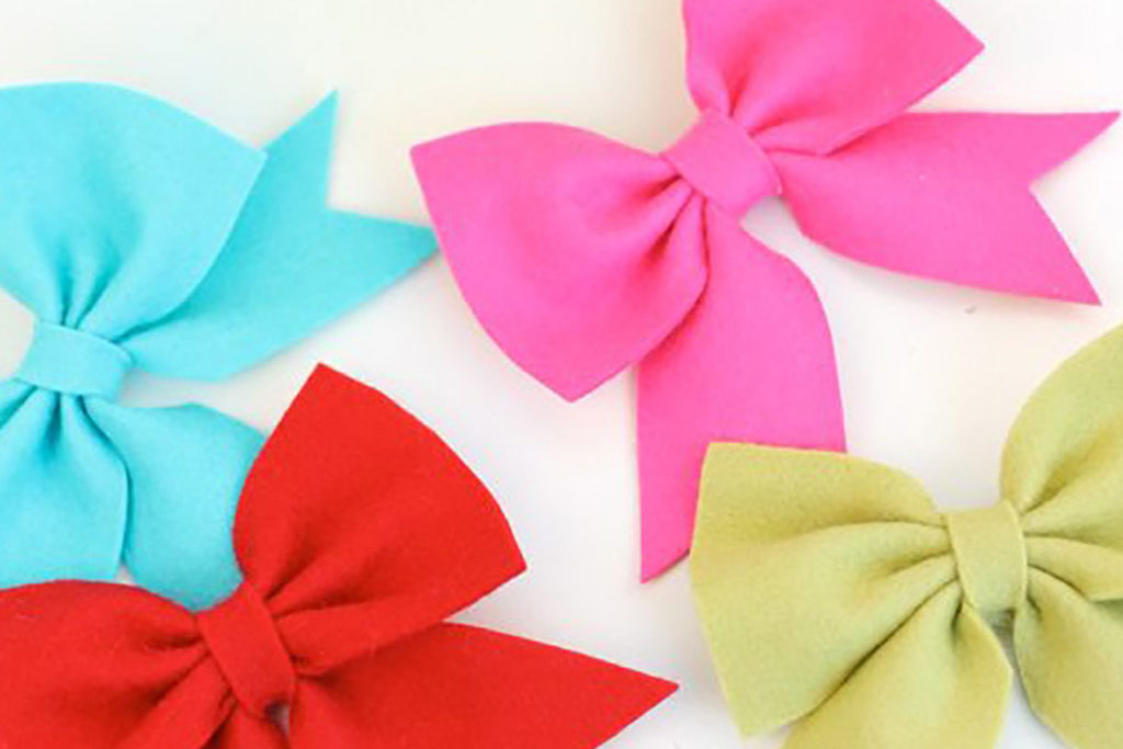 How to Make Hair Bows Out of Ribbon