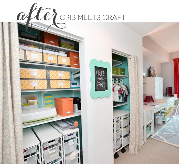 Crib Meets Craft: Closet Organization with Container Store Elfa System | Damask Love