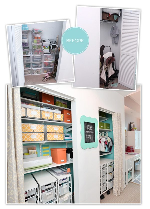 Crib Meets Craft: Closet Organization with Container Store Elfa System ...