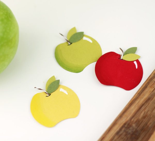 Easy Paper Punch Apples | Damask Love