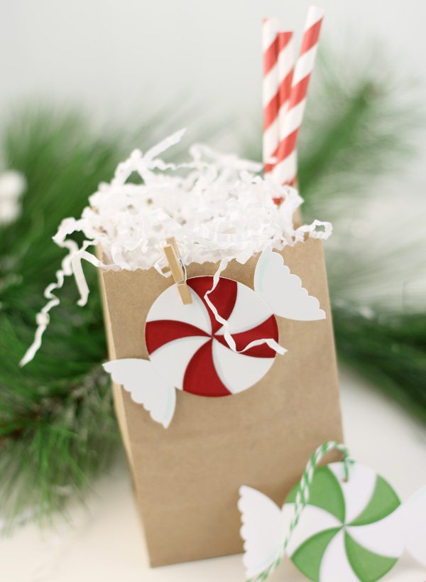 Easy Paper Peppermint Gift Tags | Damask Love