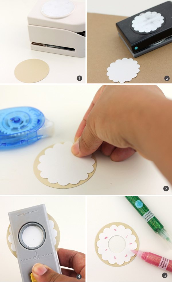 Easy Like Sunday Morning: Paper Punch Donut Tags