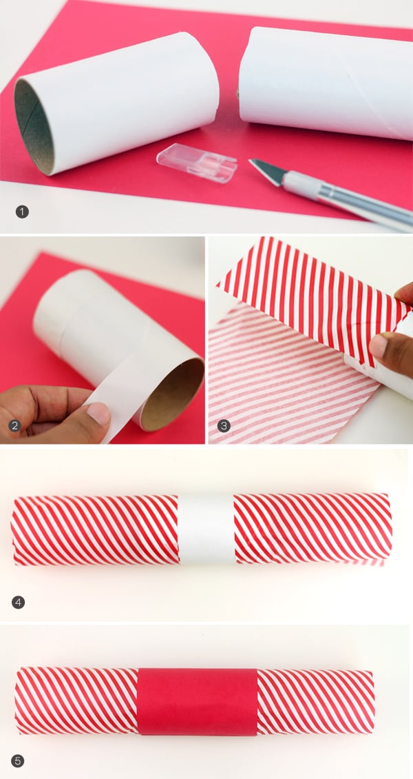 DIY Mail Tube Candy Treat Boxes | Damask Love