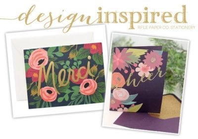 Design Inspired: Rifle Paper Co. Holiday Cards - Damask Love