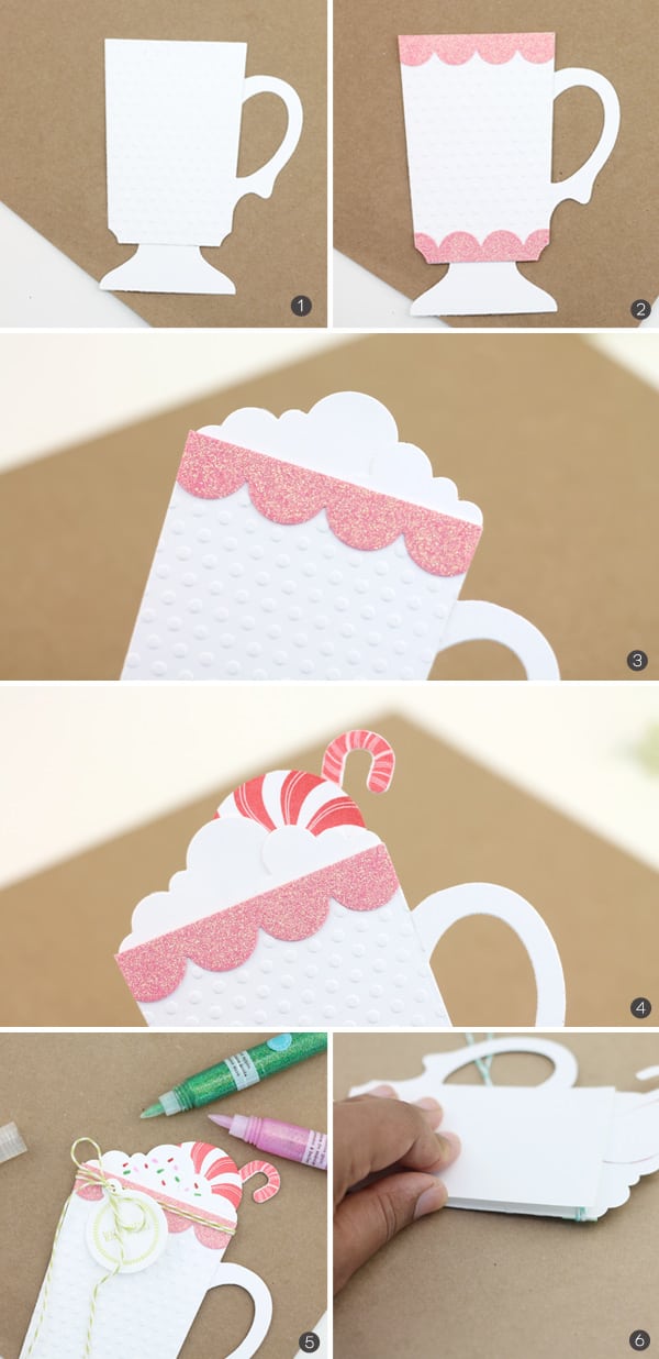 Christmas Cocoa Gift Card Holder - Damask Love