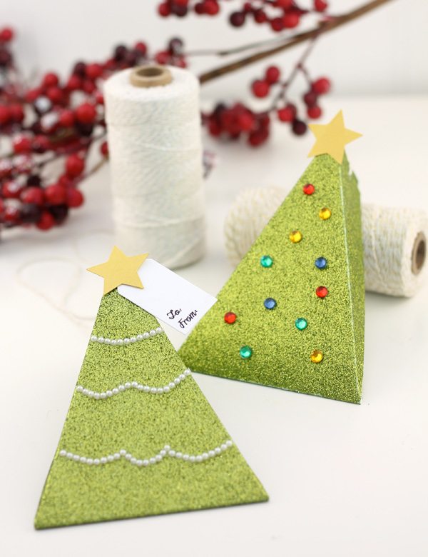 Easy Christmas Tree Treat Boxes | Damask Love
