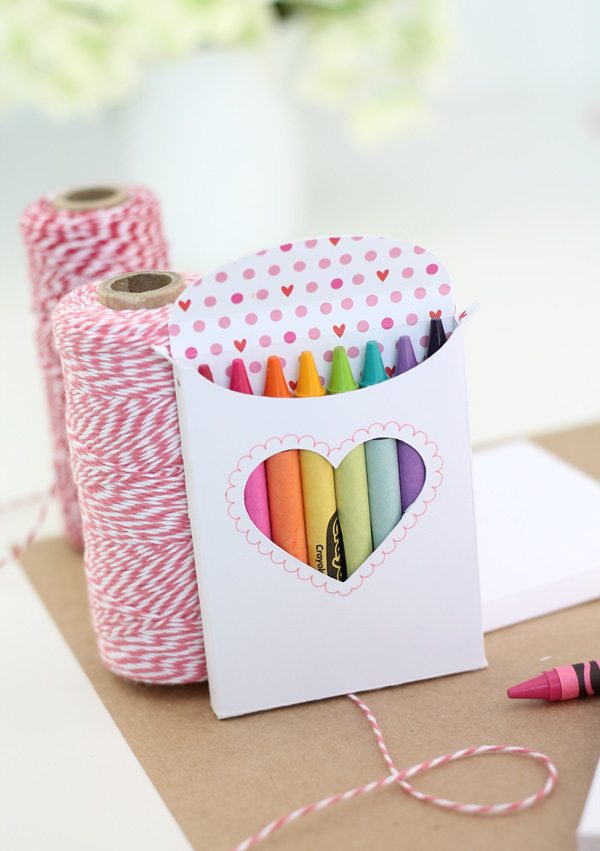 DIY LOVE Crayon Organizer Craft