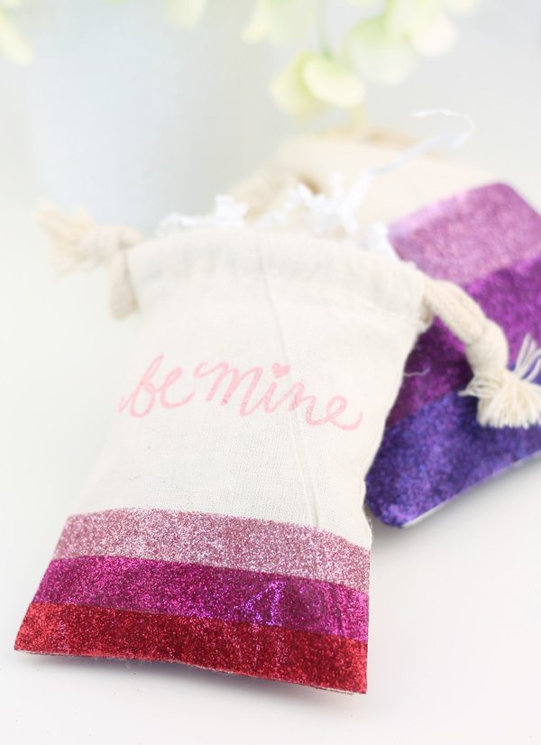 Ombre Glitter Treat Bags | damask love