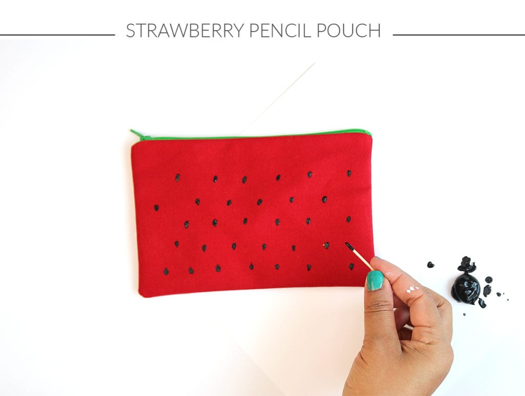 DIY Fruit Pencil Pouches | Damask Love