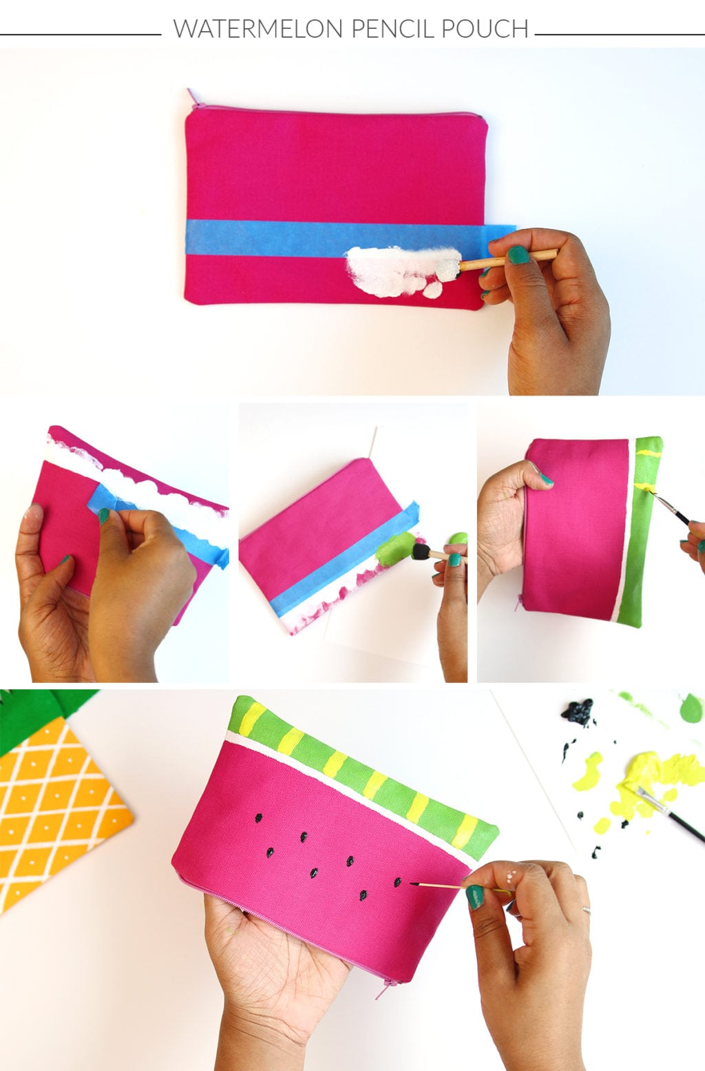 diy pencil case no sew