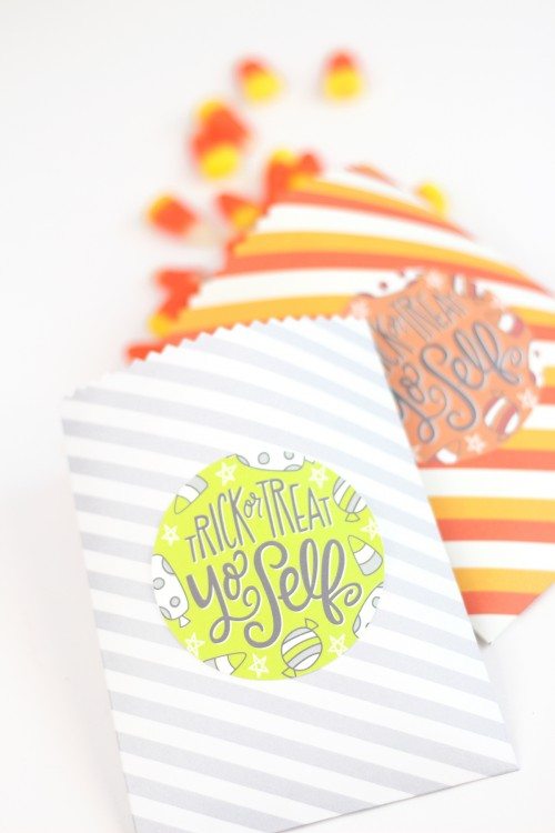 Easy Make Your Own Treatbags + Printables - Damask Love