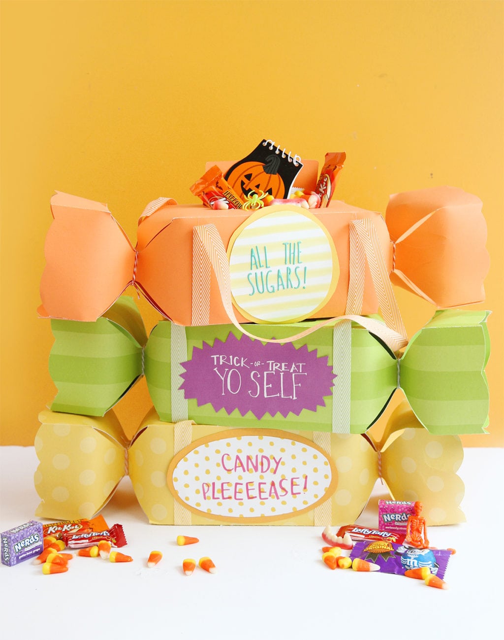 Candy Box Trick or Treat Bags |damask love