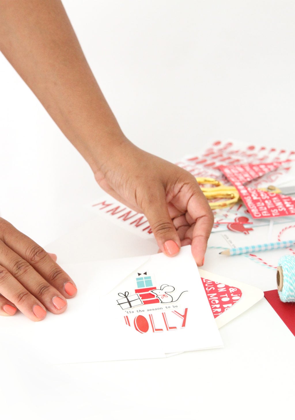 Make Your Own Holiday Card Kit | damask love