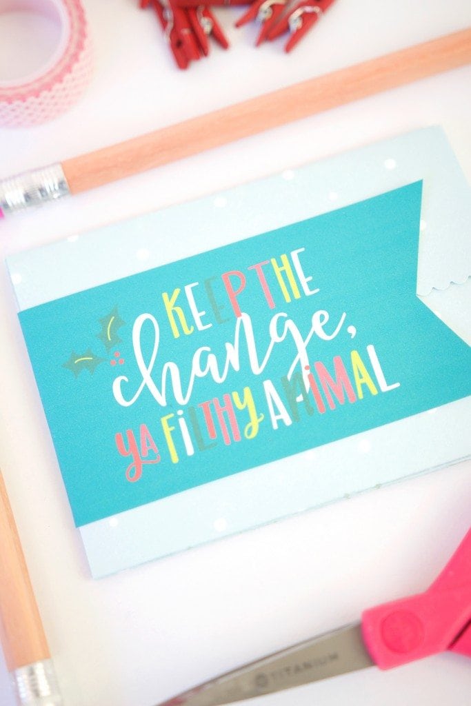 Easy Gift Card Holder + Free Printables - Damask Love