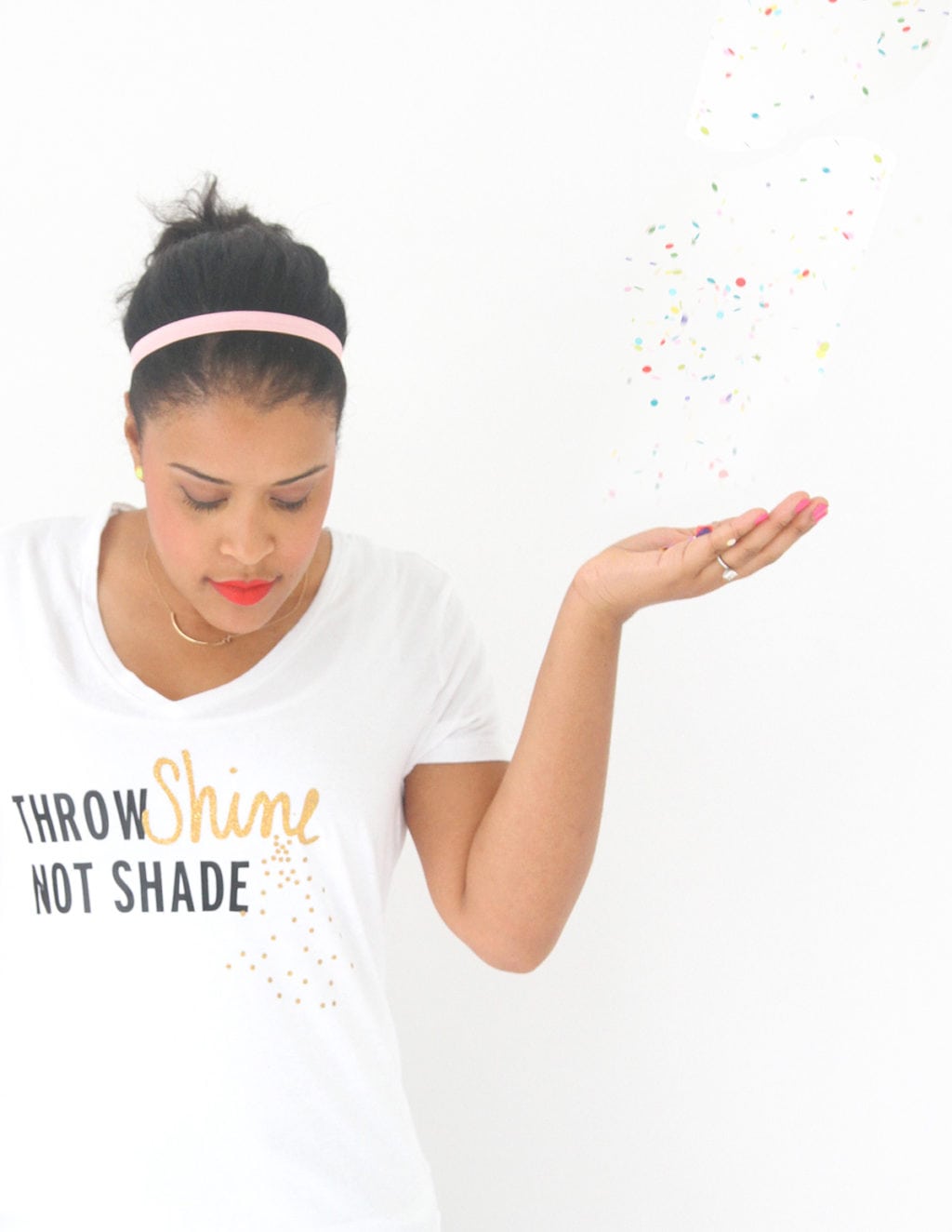 Throw Shine Not Shade DIY Tee | damask love