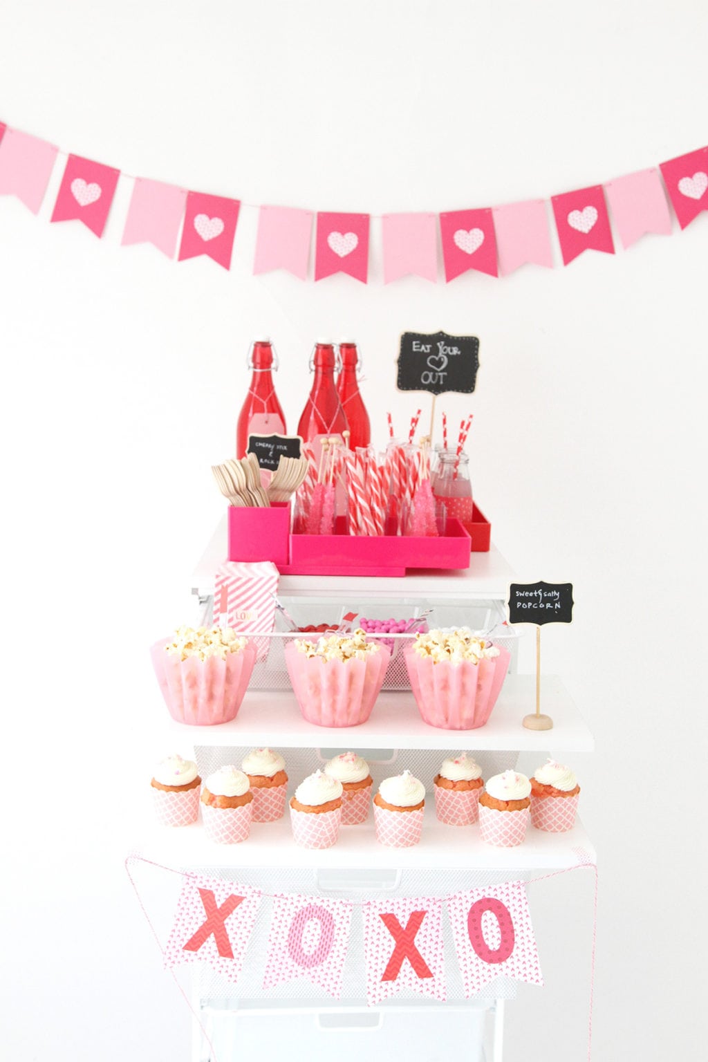 elfa Container Store Party Cart Inspiration