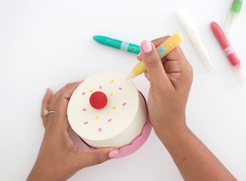 DIY Paper Mache Cake Boxes 