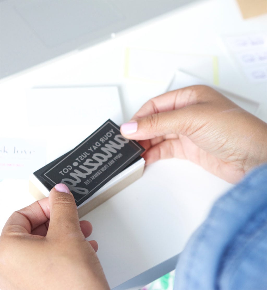 Branding with Silhouette Mint Stamp Maker