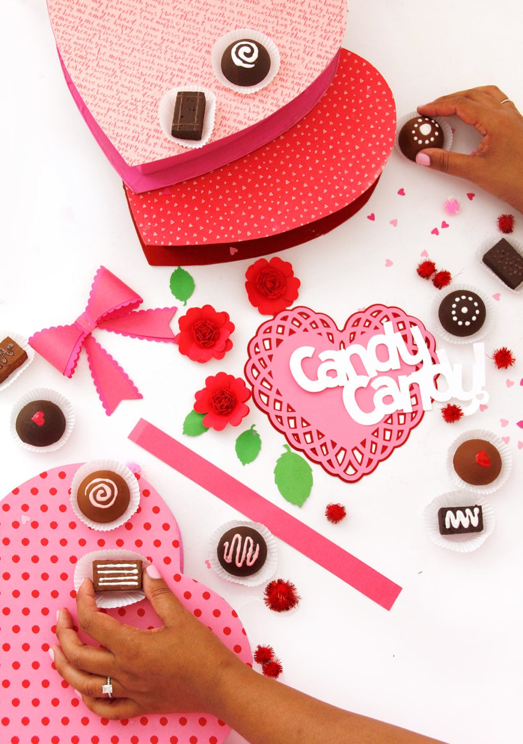 DIY Valentine's Day Box of Chocolates 