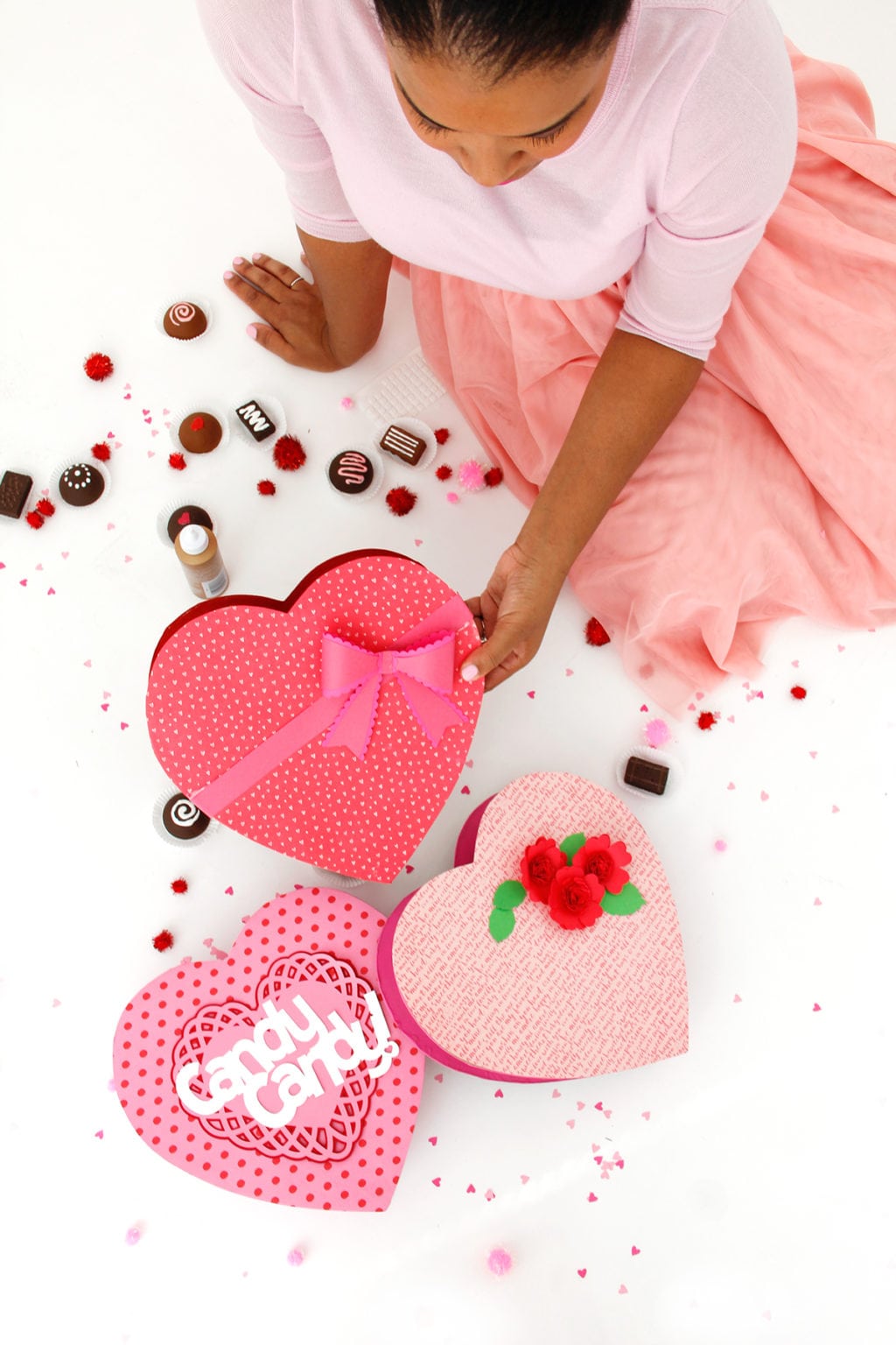 DIY Valentine's Day Box of Chocolates 