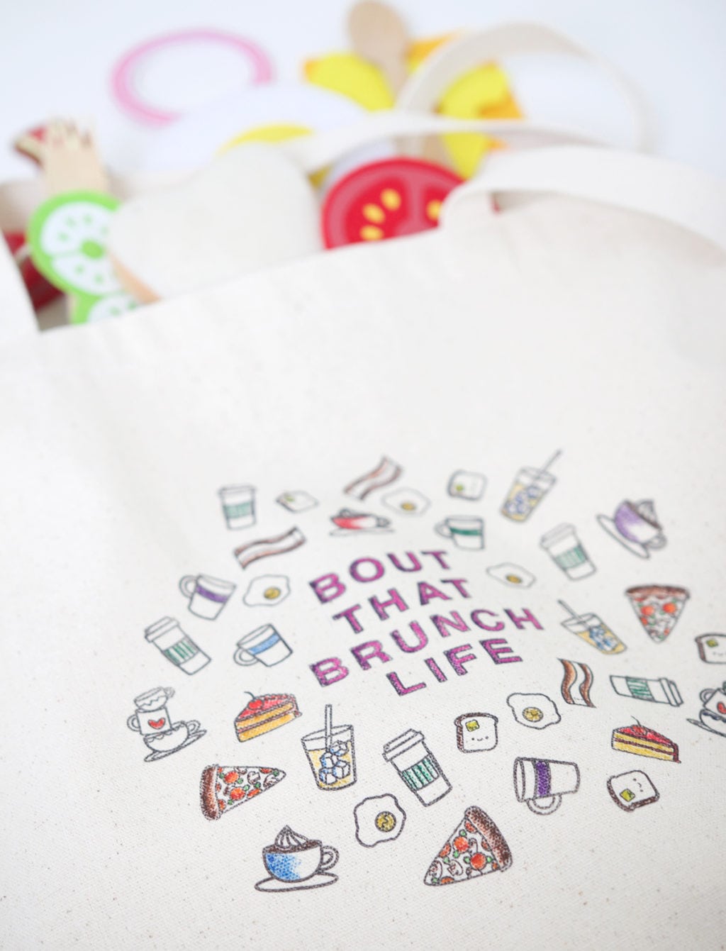 Stamping on fabric with permanent inks + Stampin Up stamps (DIY  personalized shopping bag) 