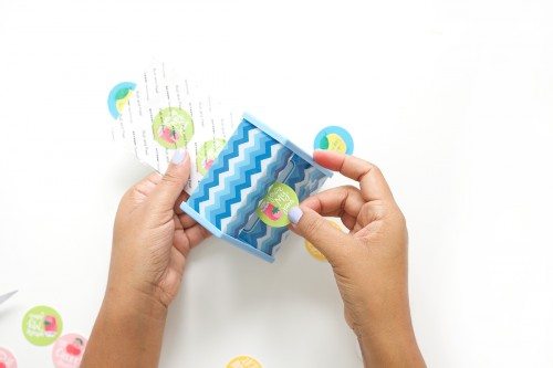 DIY Printable Scratch and Sniff Stickers - Damask Love