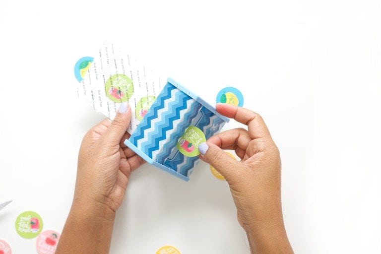DIY Printable Scratch and Sniff Stickers - Damask Love