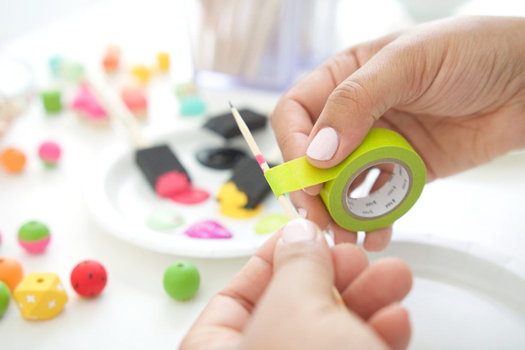 How to Paint Wooden Beads - The Handyman's Daughter