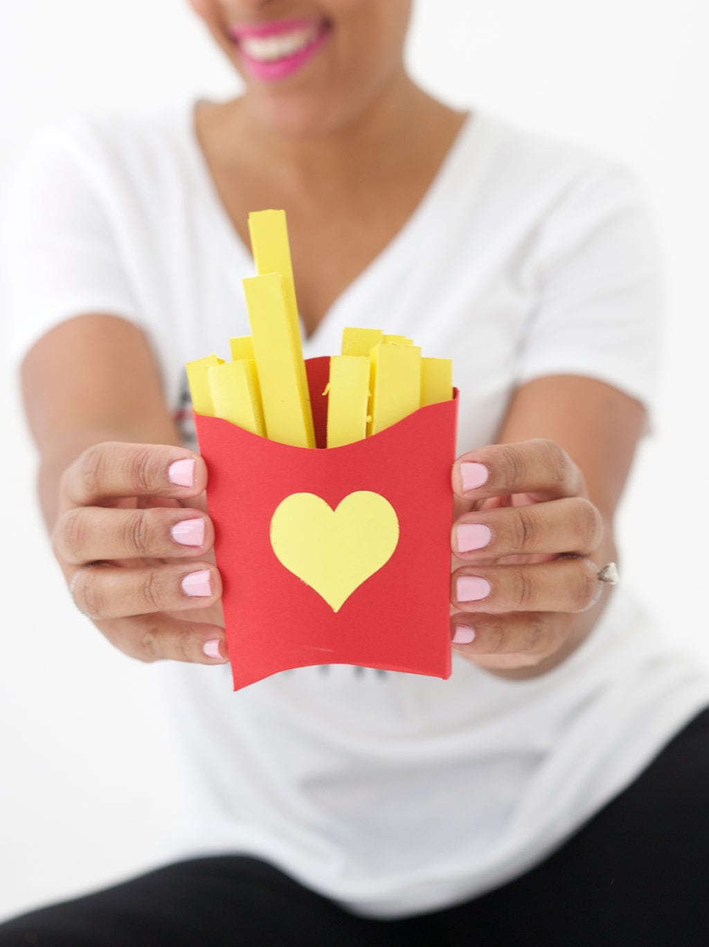 Cardio is great but sometimes you need to indulge in a little golden brown deliciousness! Trade the exercise for Extra Fries with this DIY Iron on Tee!