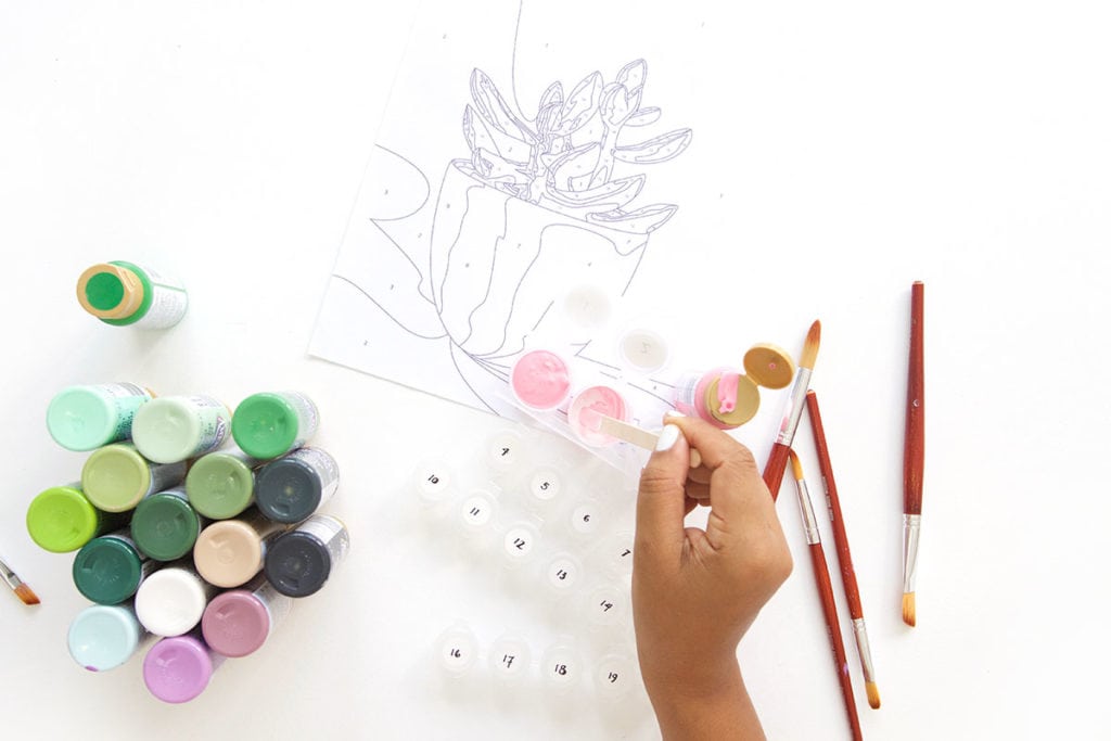 Printable Paint by Number Coloring Pages