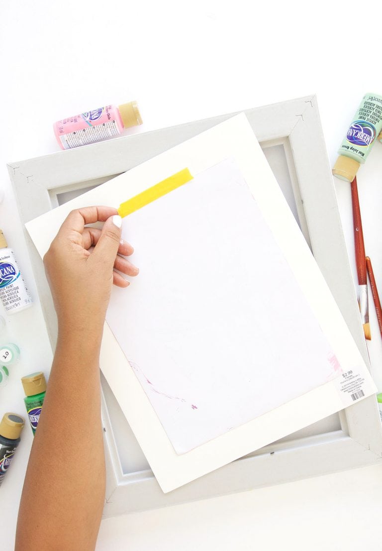 Printable Paint By Number - Damask Love