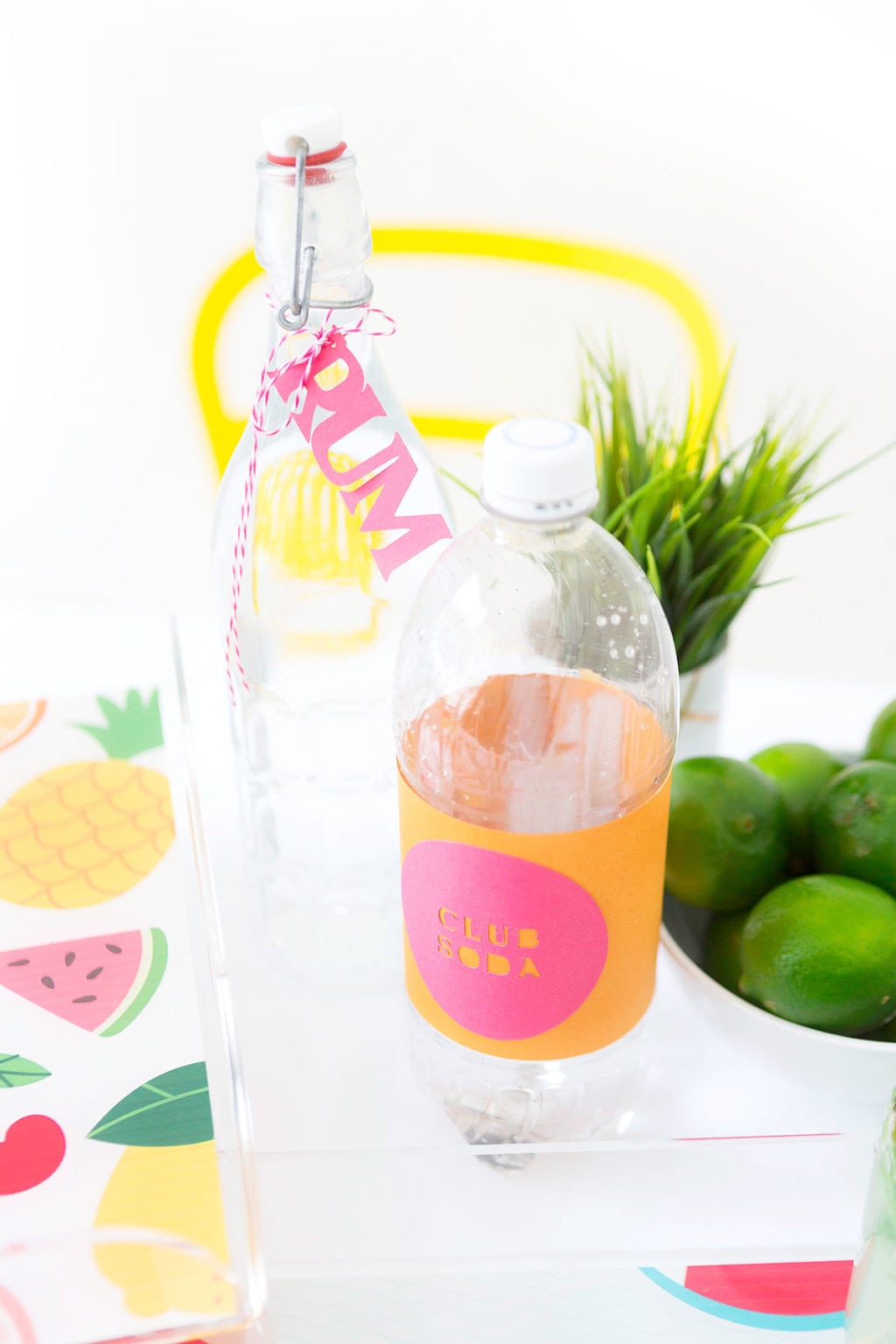 Customize your own DIY Shutterfly Acrylic Trays with free downloads that are perfect for summertime entertaining by the pool