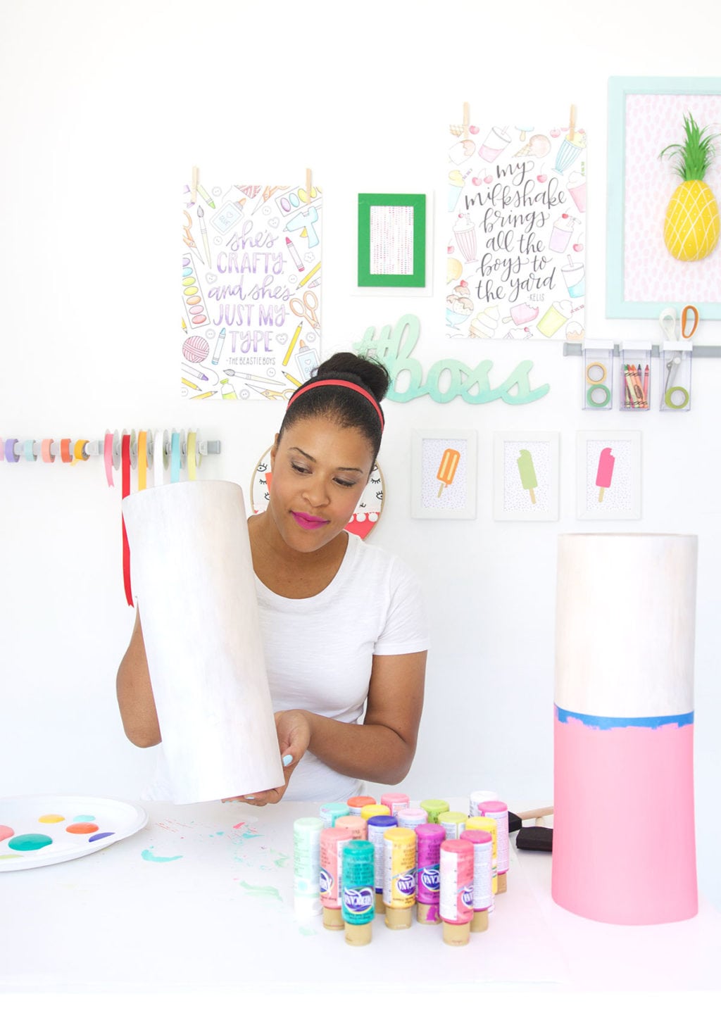 DIY Painted Wooden Vases are super simple to create with just basic supplies and a little imagination. This affordable craft will bring so much creativity into your home decor.