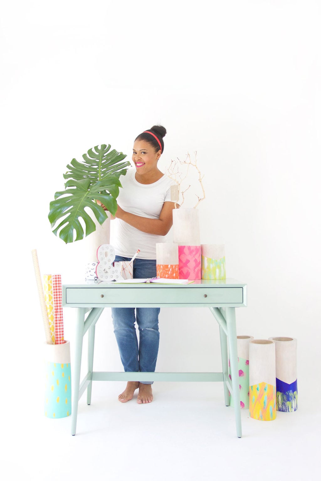 DIY Painted Wooden Vases are super simple to create with just basic supplies and a little imagination. This affordable craft will bring so much creativity into your home decor.