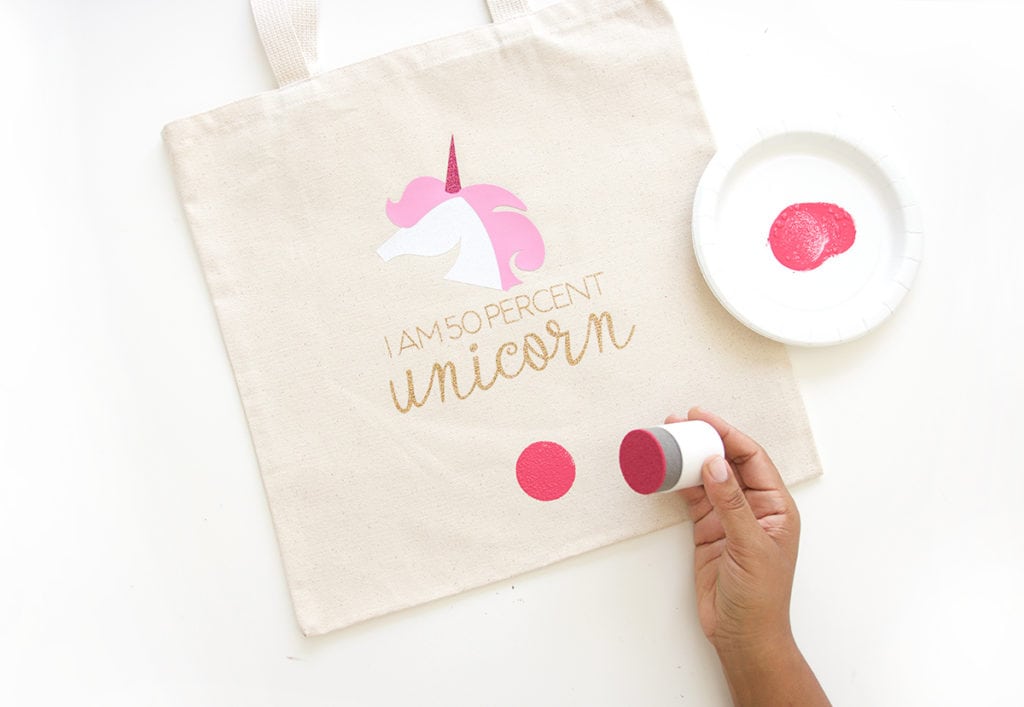 Celebrate your inner unicorn with this easy to make DIY Unicorn Tote Bag perfect for back to school or everyday use. 