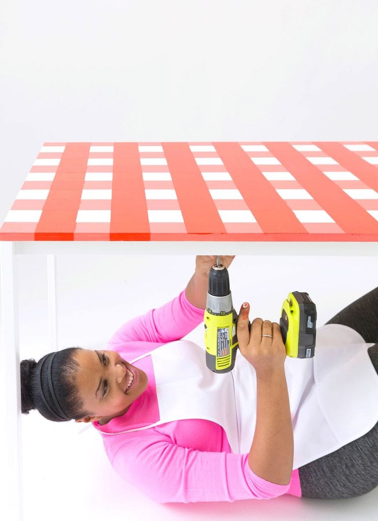 how-to-paint-gingham-damask-love