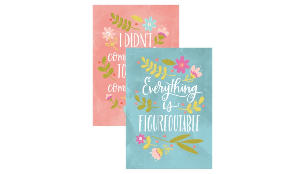 Learn how to cover a clipboard + inspirational printables! All you need is your printer and a few basic craft supplies to make this simple project.