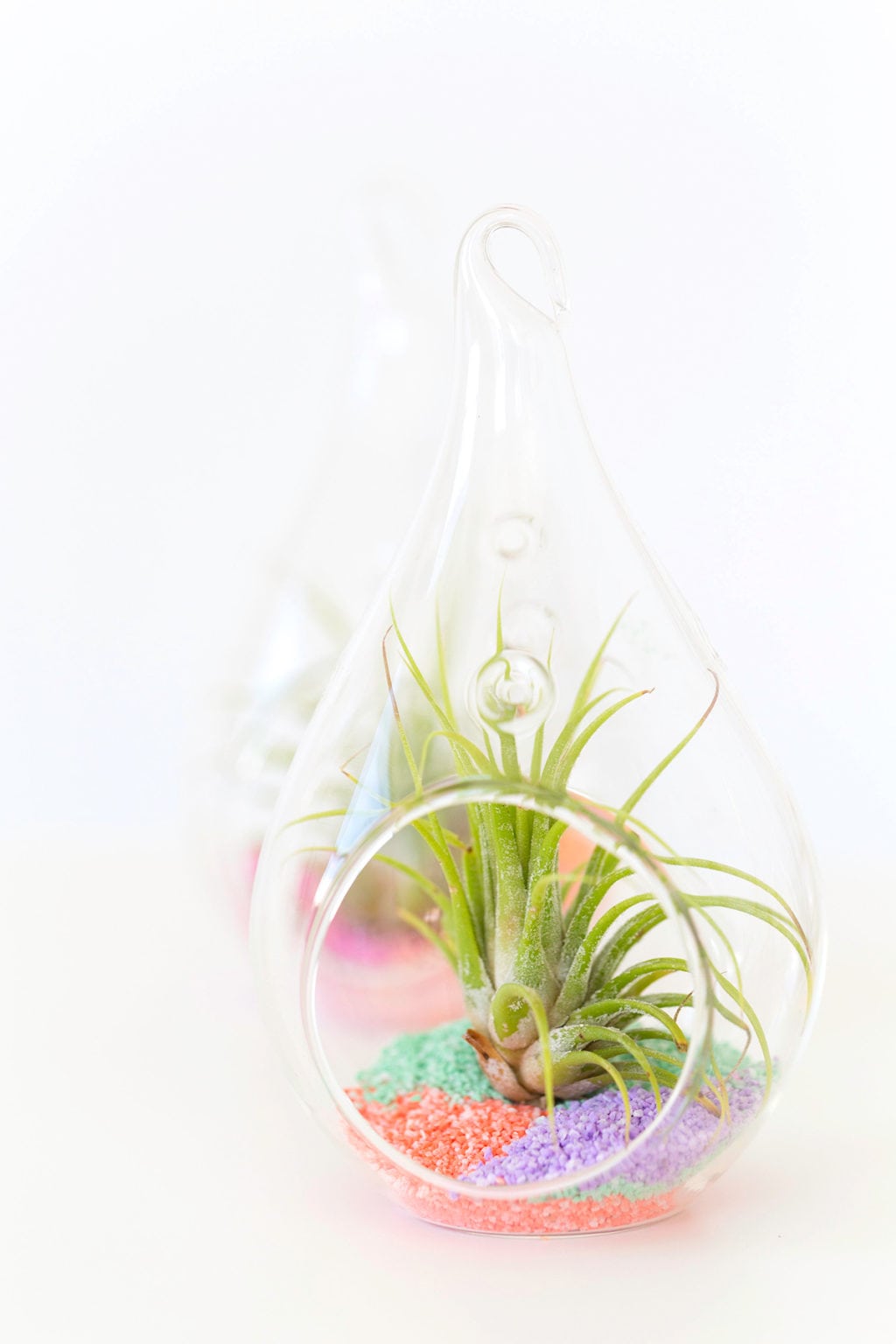 remember when you made colored sand as a kid? well, I'm giving it an adult makeover with these @methodhome and their #fearnomess campaign to make DIY Colored Sand Air Plants 