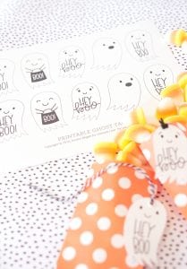 No More "Trick or Treat" - "Hey Boo" is the new halloween greeting and now you can create your own Hey Boo Halloween Tag Printables with your Canon MG7720 Printer.