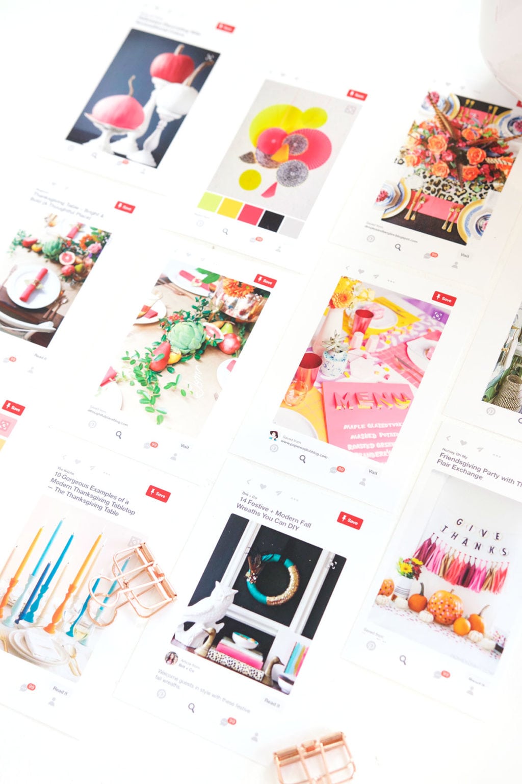 Inspire your creativity this fall season and print your Pinterest as a visual reminder of the colors and looks you love