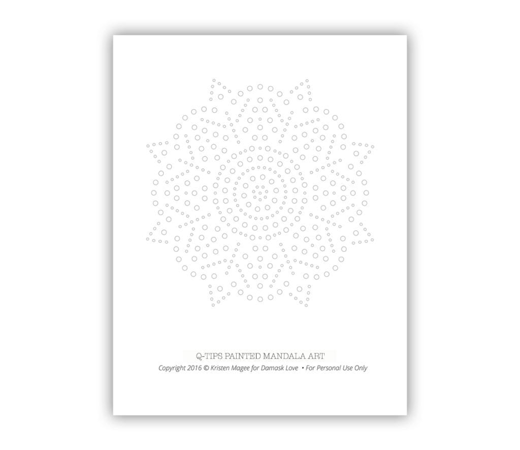 How to Make a Rainbow Inspired Mandala Art Dot Painting