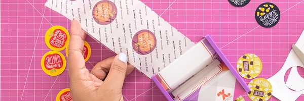 DIY Fall Scratch and Sniff Stickers - Damask Love