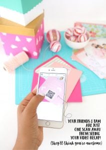 DIY Video QR Code Holiday Cards | damask Love