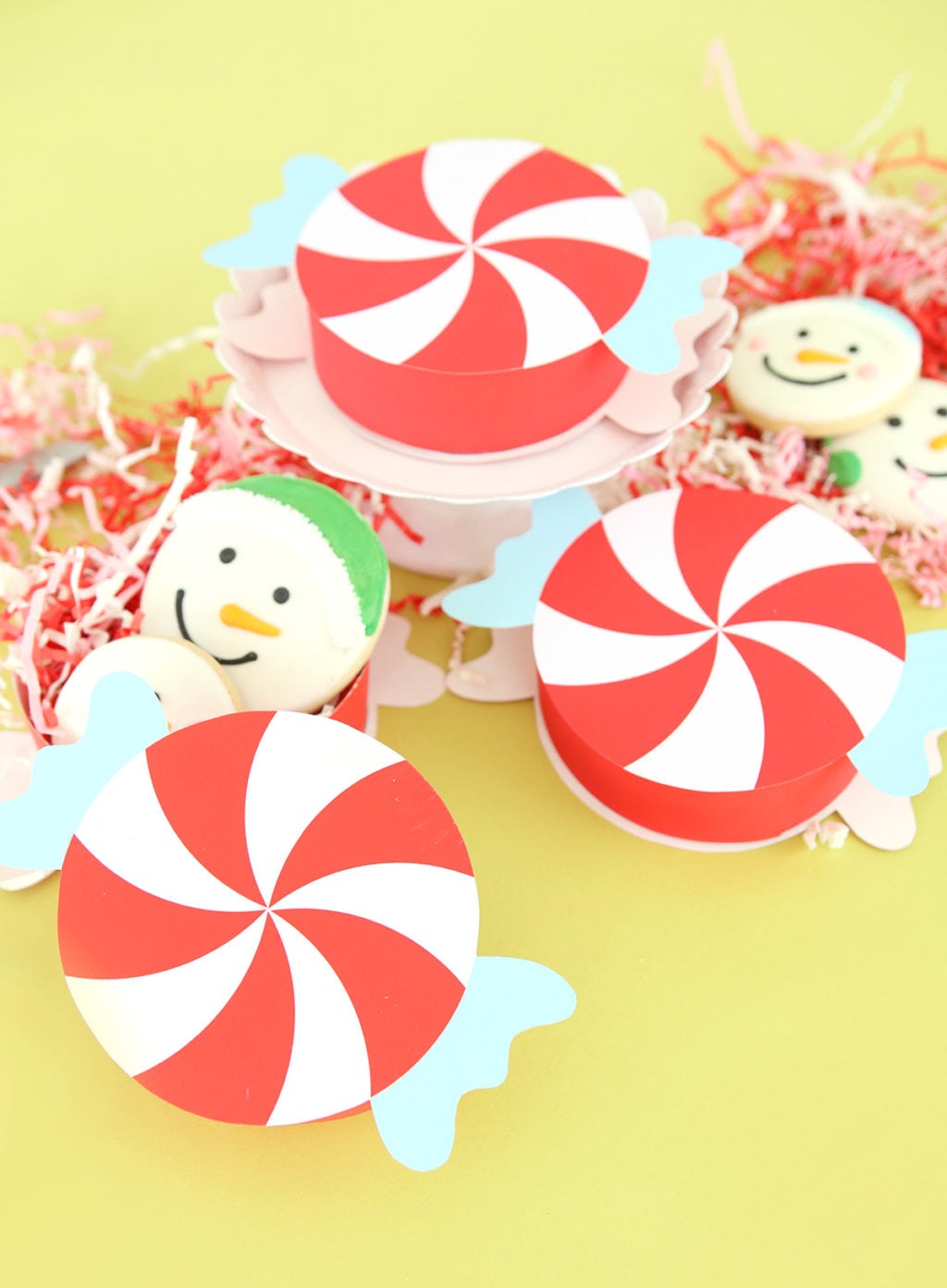 Printable Peppermint Treat Box | damask love