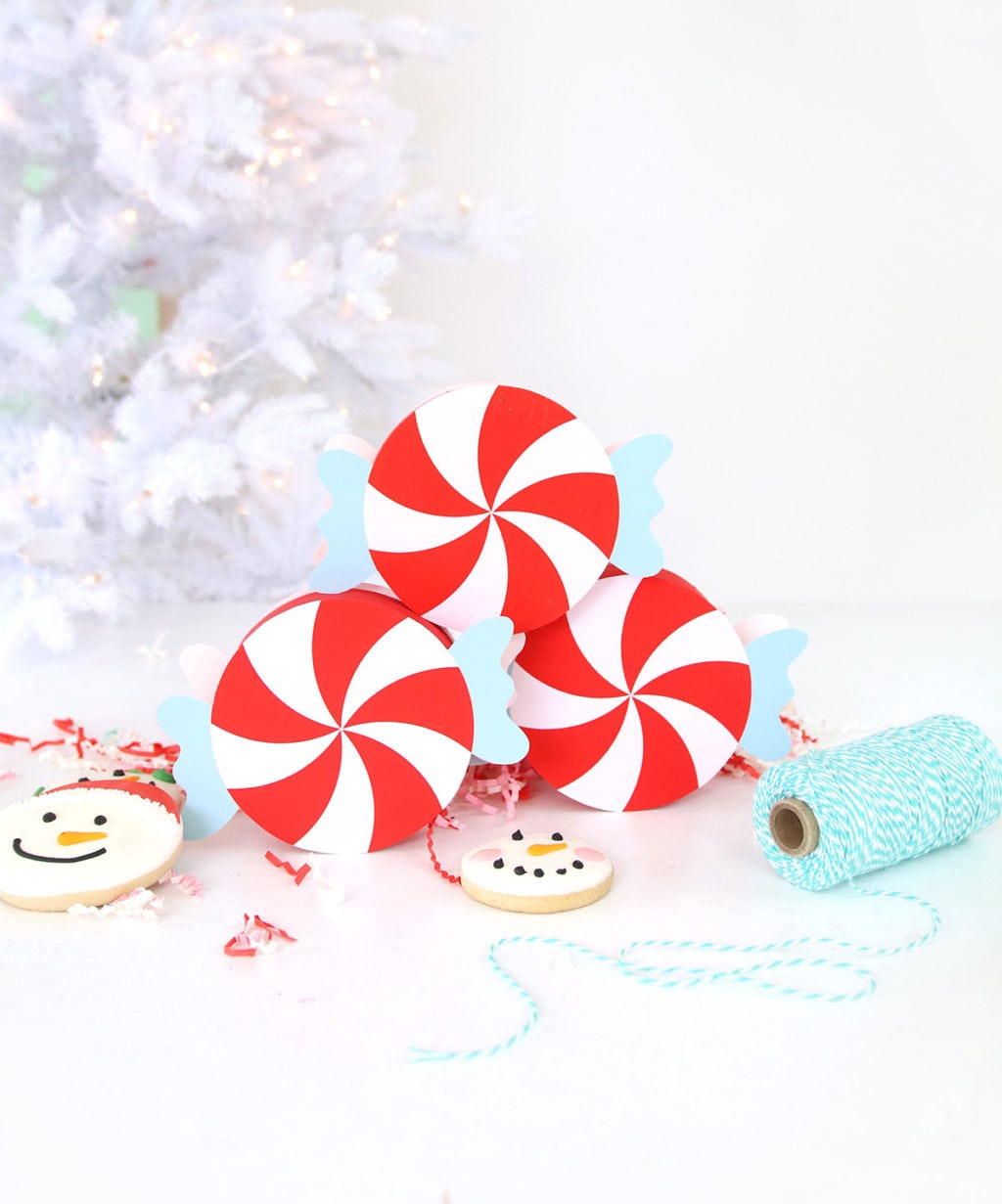 Printable Peppermint Treat Box | damask love