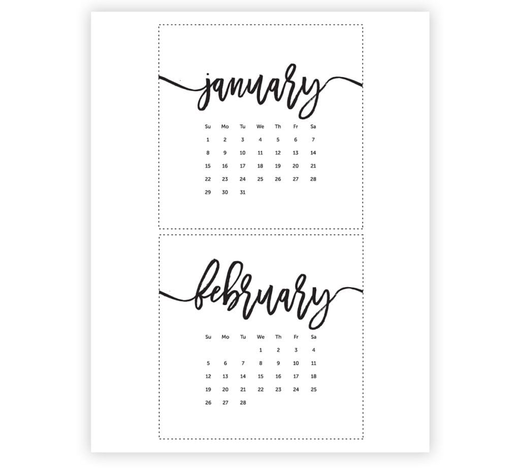 DIY Calendar Clipboard with Free Printable Calendar | damask love
