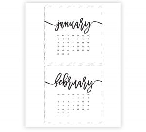 DIY Calendar Clipboard with Free Printable Calendar | damask love