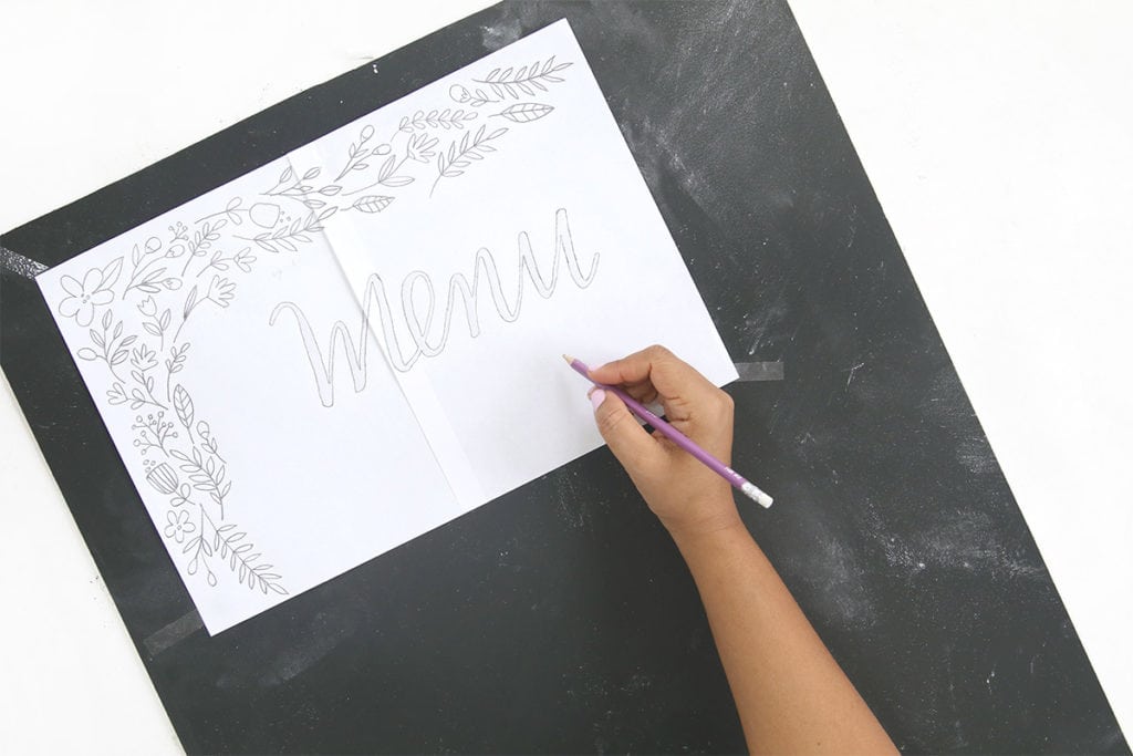 DIY Perfect Chalkboard Lettering | damask love