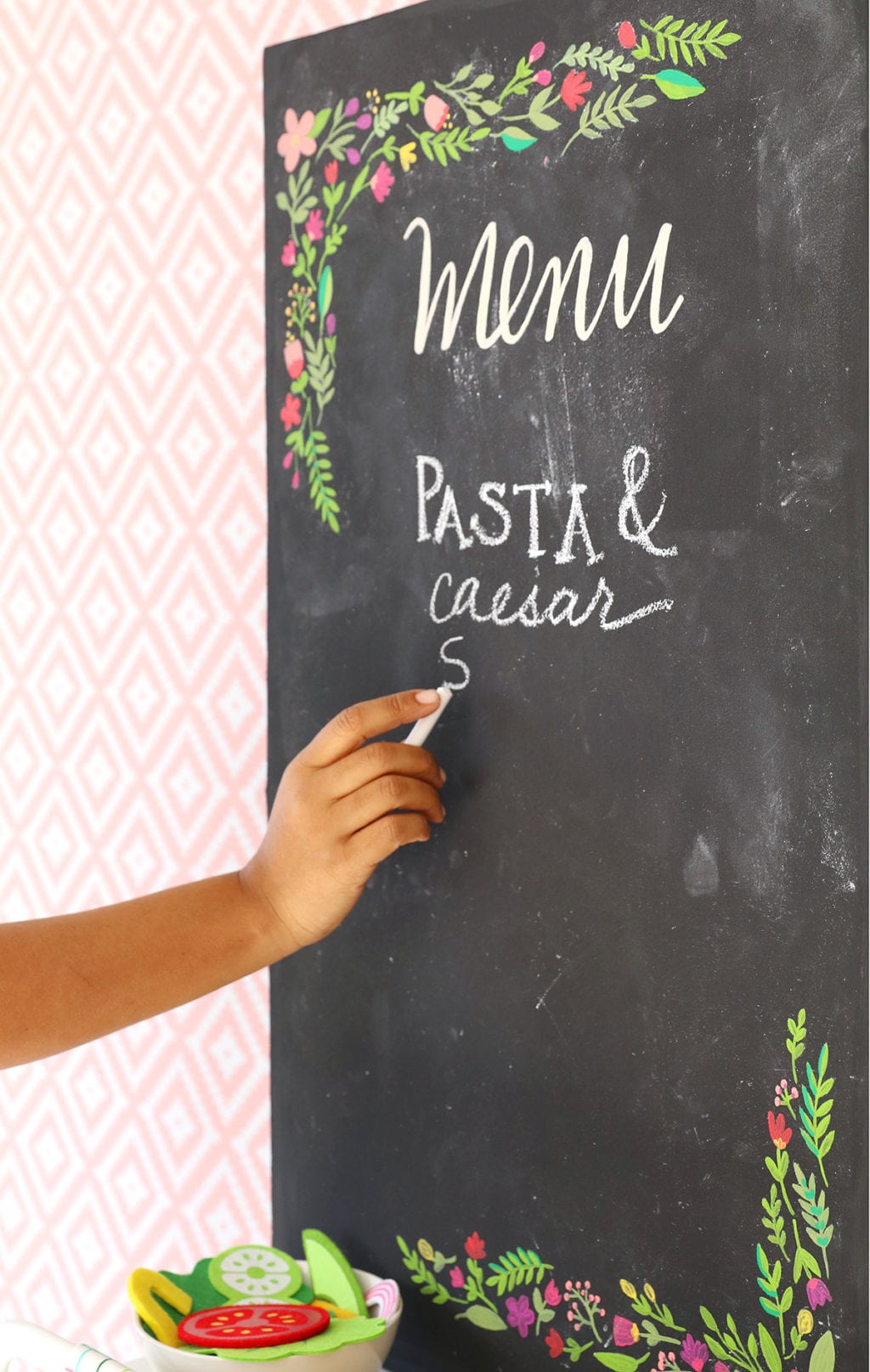 DIY Chalkboard Menu